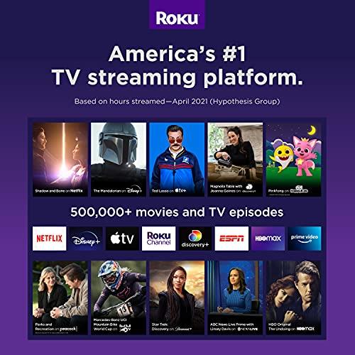 Roku Streaming Stick 4K Streaming Device with Voice Remote and Long-Range Wi-Fi