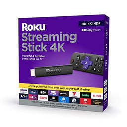 Roku Streaming Stick 4K Streaming Device with Voice Remote and Long-Range Wi-Fi