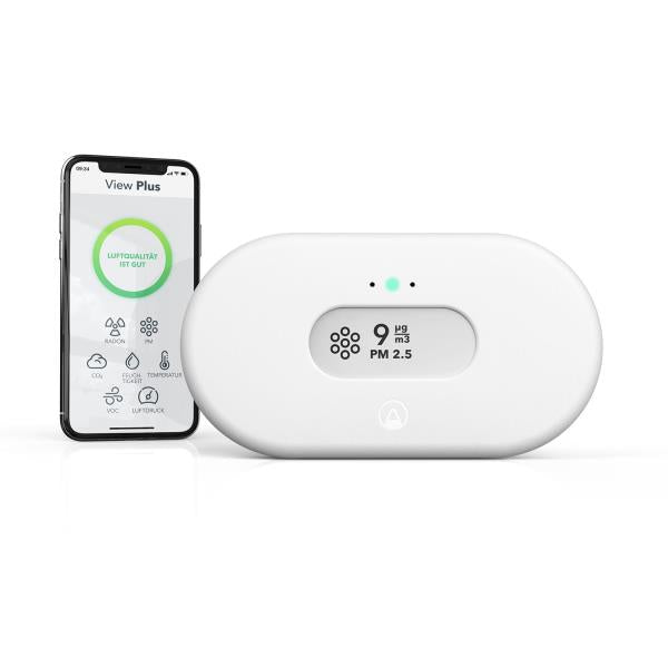 Airthings View Plus Smart Home Multi-sensor Wired & Wireless Bluetooth/Wi-Fi
