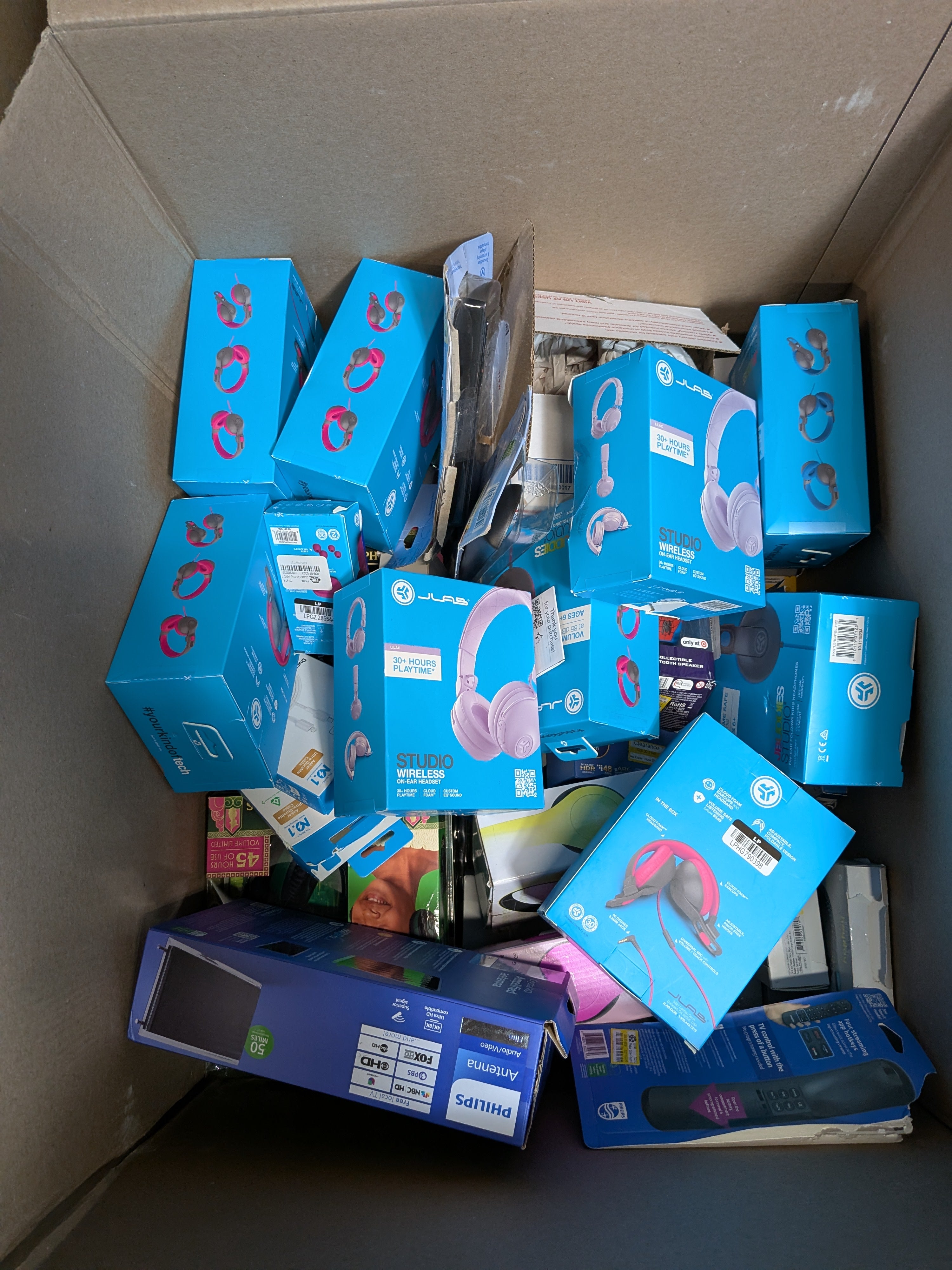 Wholesale Box (electronics & accessories) 100pc minimum E2