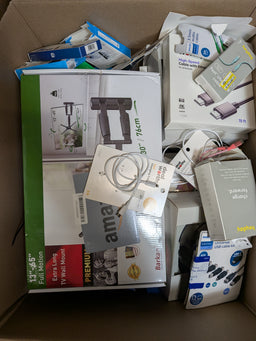 Wholesale Box (electronics & accessories) 100pc minimum E2