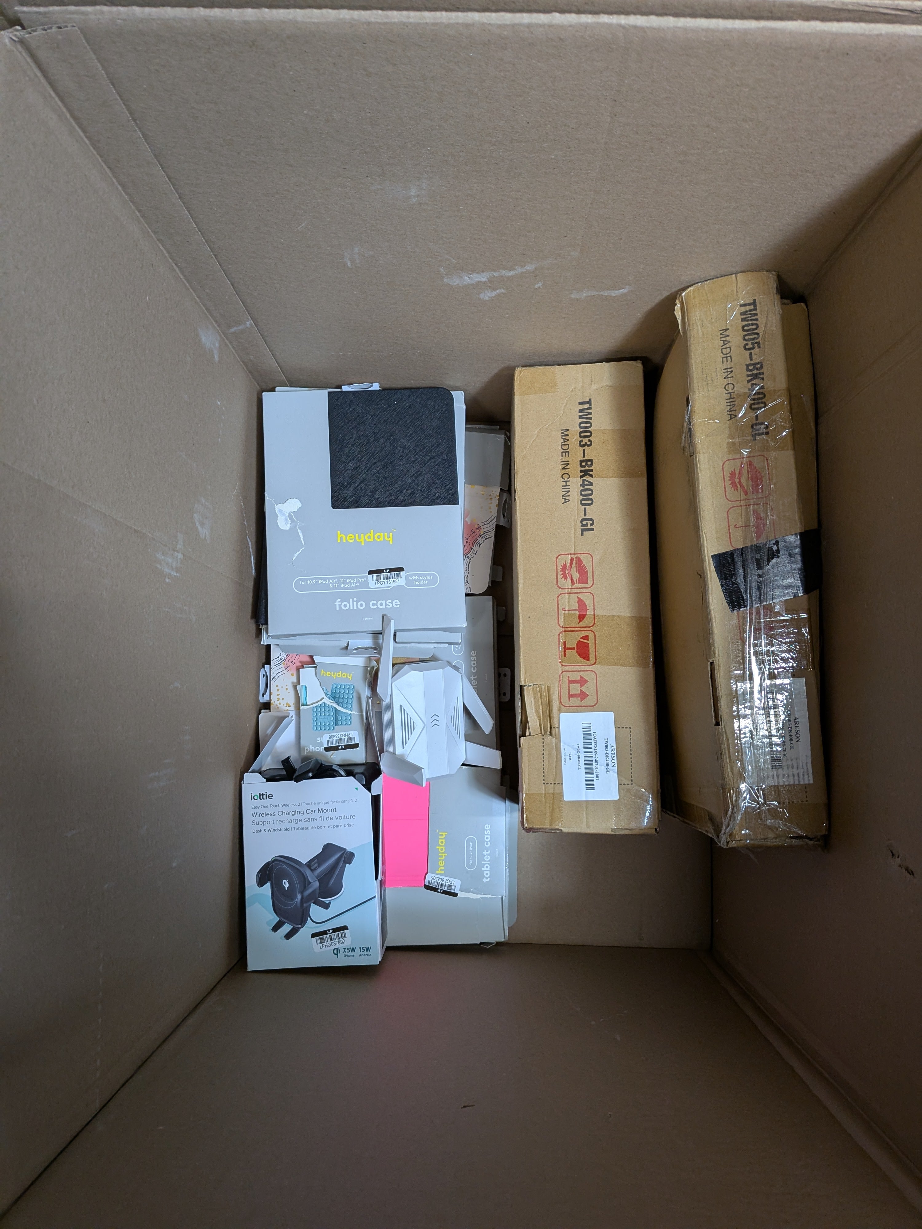 Wholesale Box (electronics & accessories) 100pc minimum E3