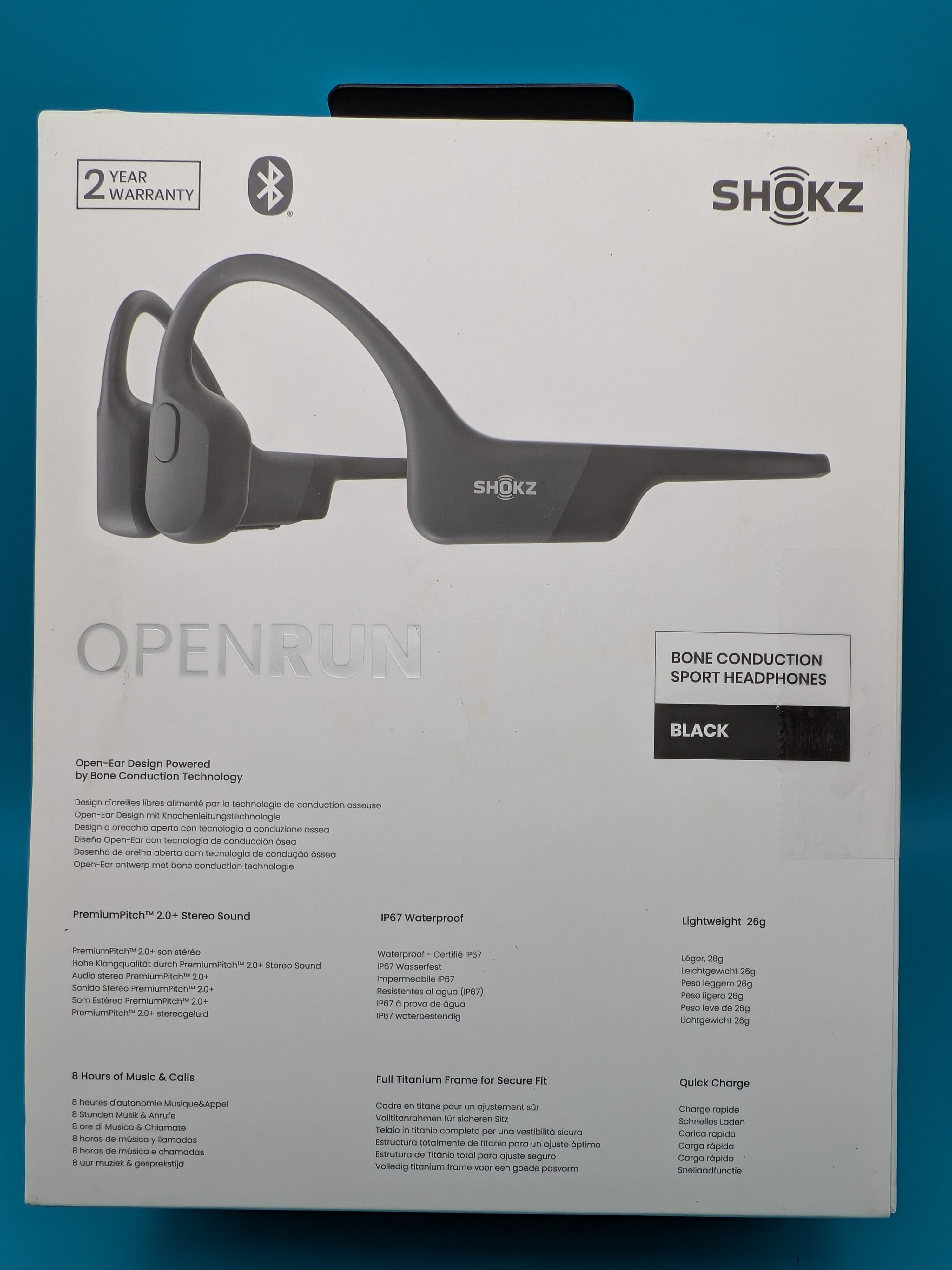 AFTERSHOKZ OPENRUN HEADPHONES BLACK