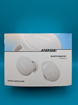 Bose QuietComfort Bluetooth Earbuds, True Wireless Earbuds with Active Noise Cancellation and Mic, Deep Bass, IPX4 Rating, Up to 8.5 Hours of Playtime, White