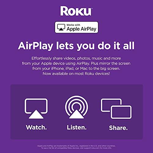 Roku Streaming Stick 4K Streaming Device with Voice Remote and Long-Range Wi-Fi
