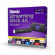 Roku Streaming Stick 4K Streaming Device with Voice Remote and Long-Range Wi-Fi