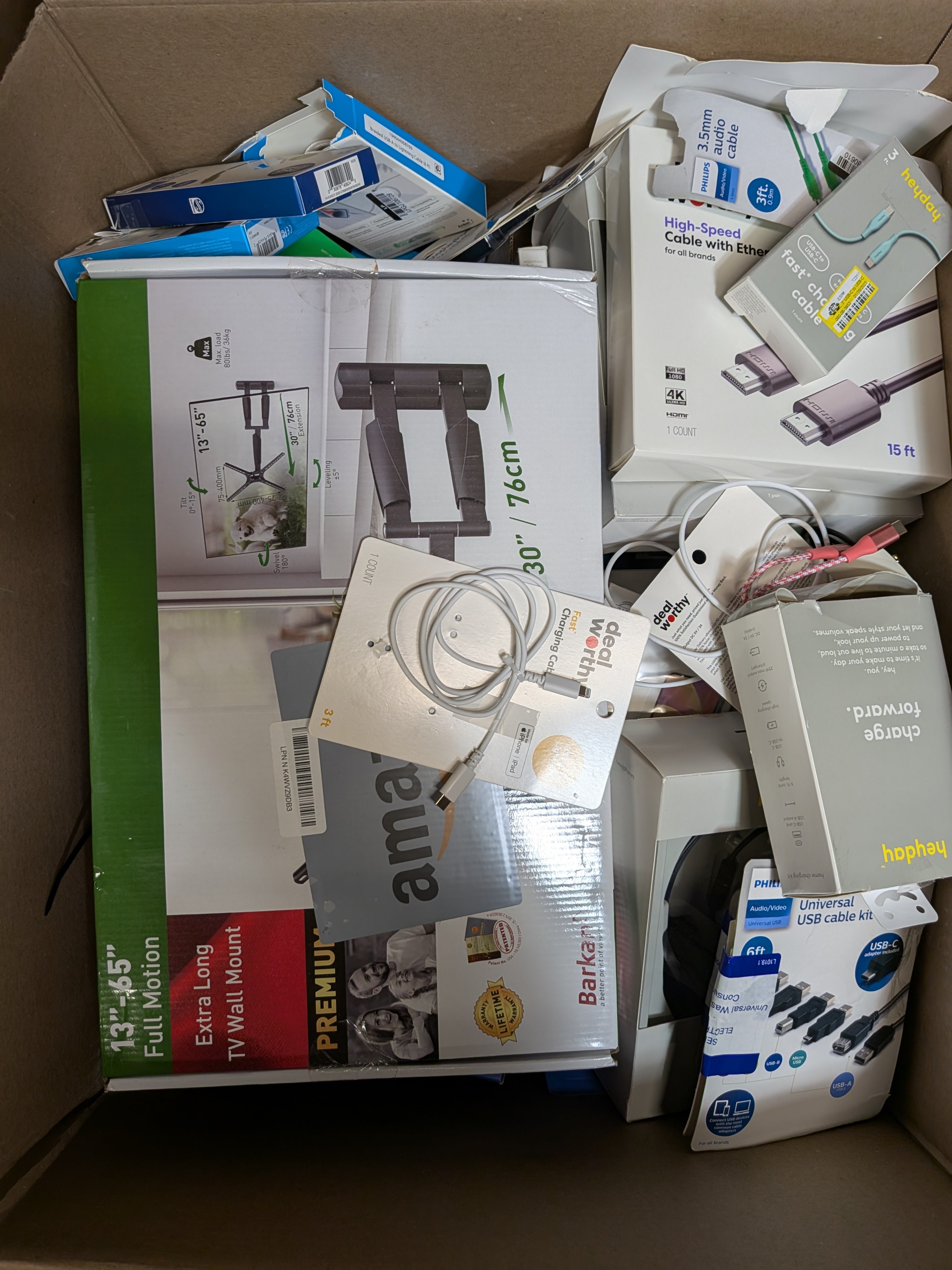 Wholesale Box (electronics & accessories) 100pc minimum  E2