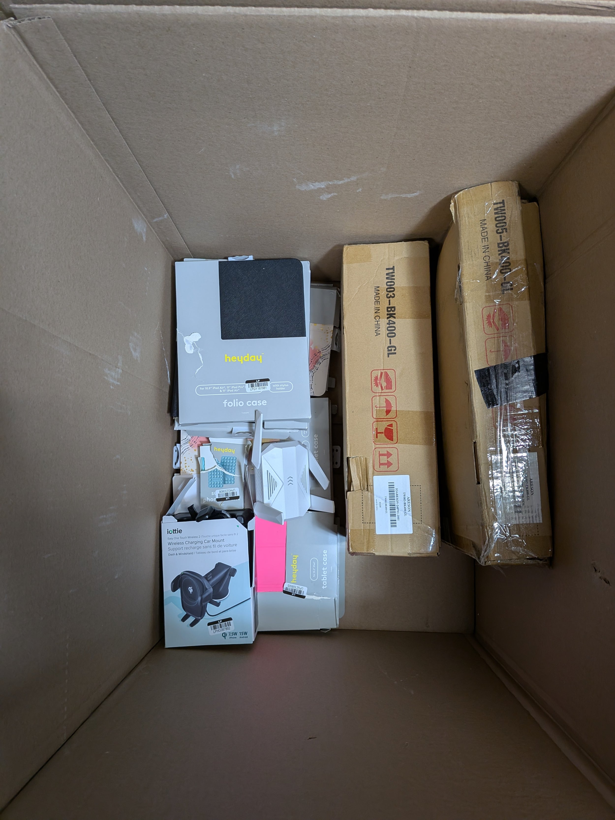 Wholesale Box (electronics & accessories) 100pc minimum  E3