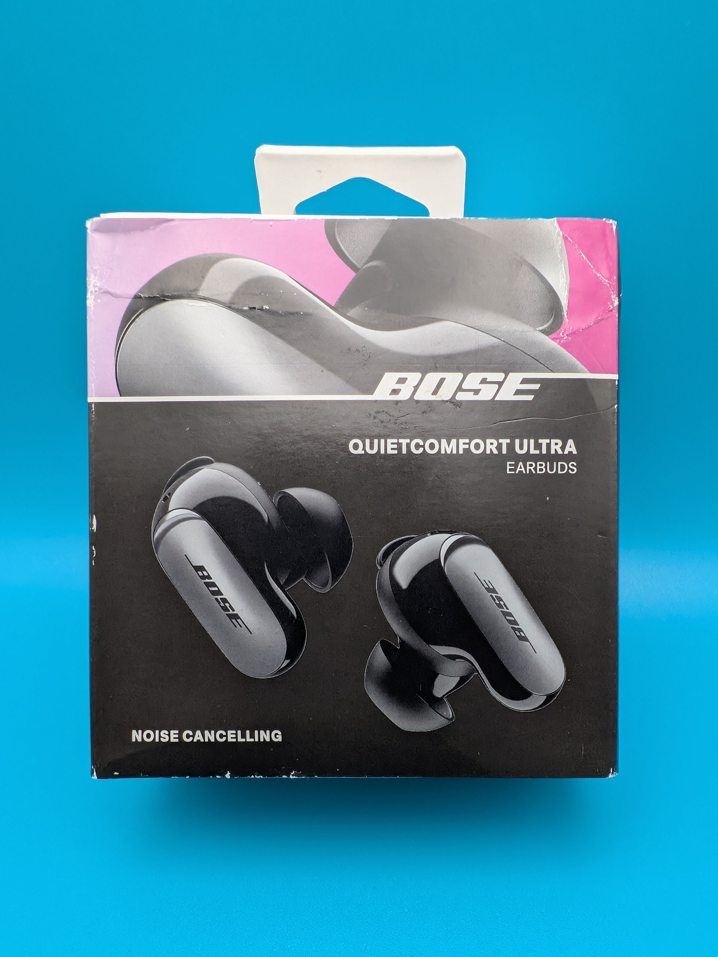 Bose - QuietComfort Ultra True Wireless Noise Cancelling In-Ear Earbuds - Black  Open box