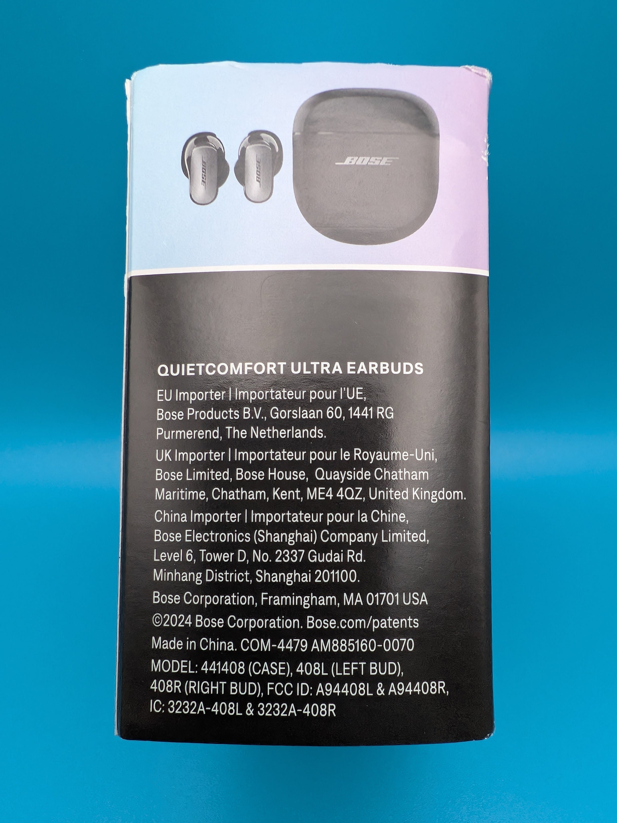 Bose - QuietComfort Ultra True Wireless Noise Cancelling In-Ear Earbuds - Black  Open box
