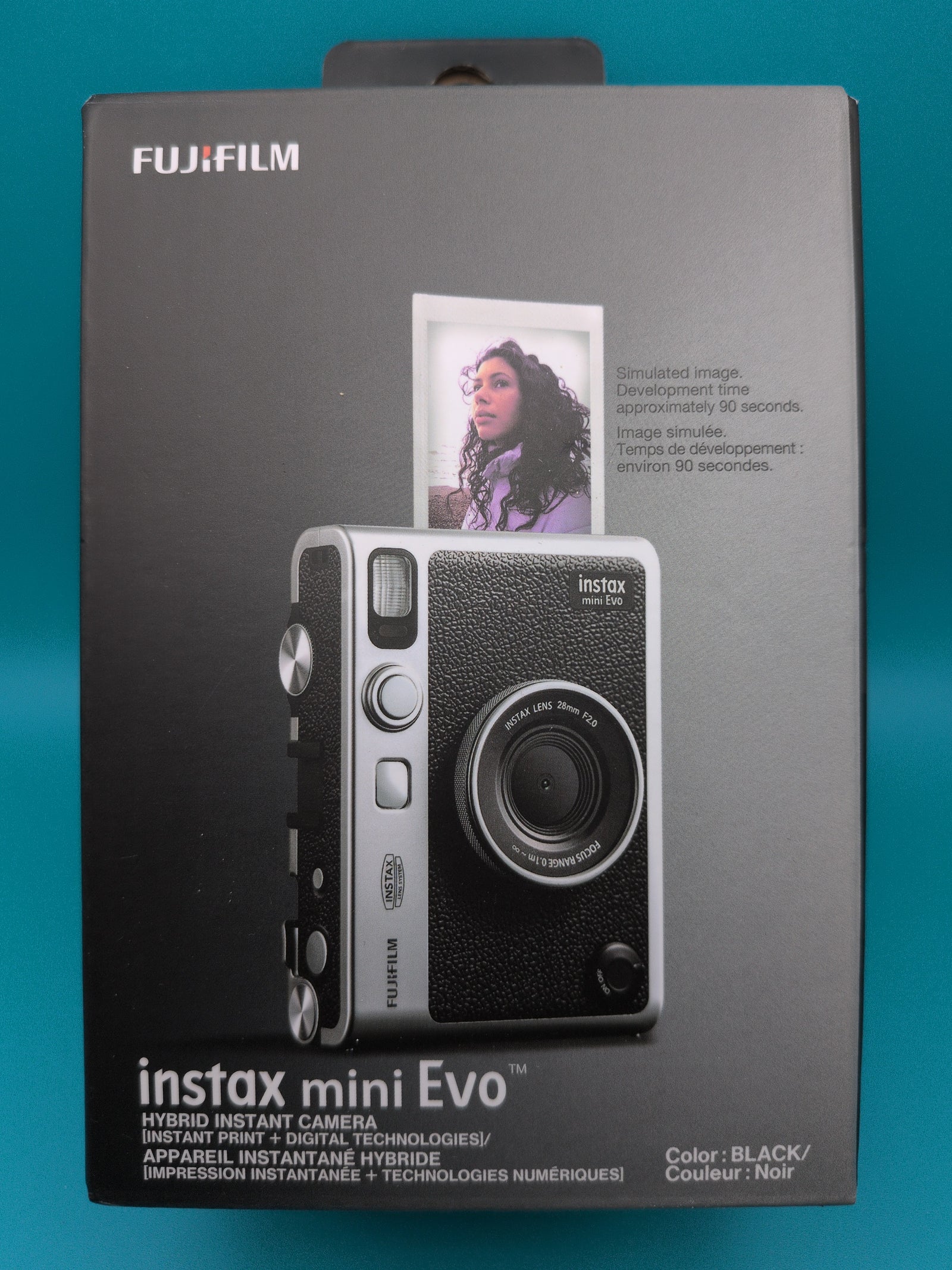 Instax Mini Evo Instant Film Camera - Black