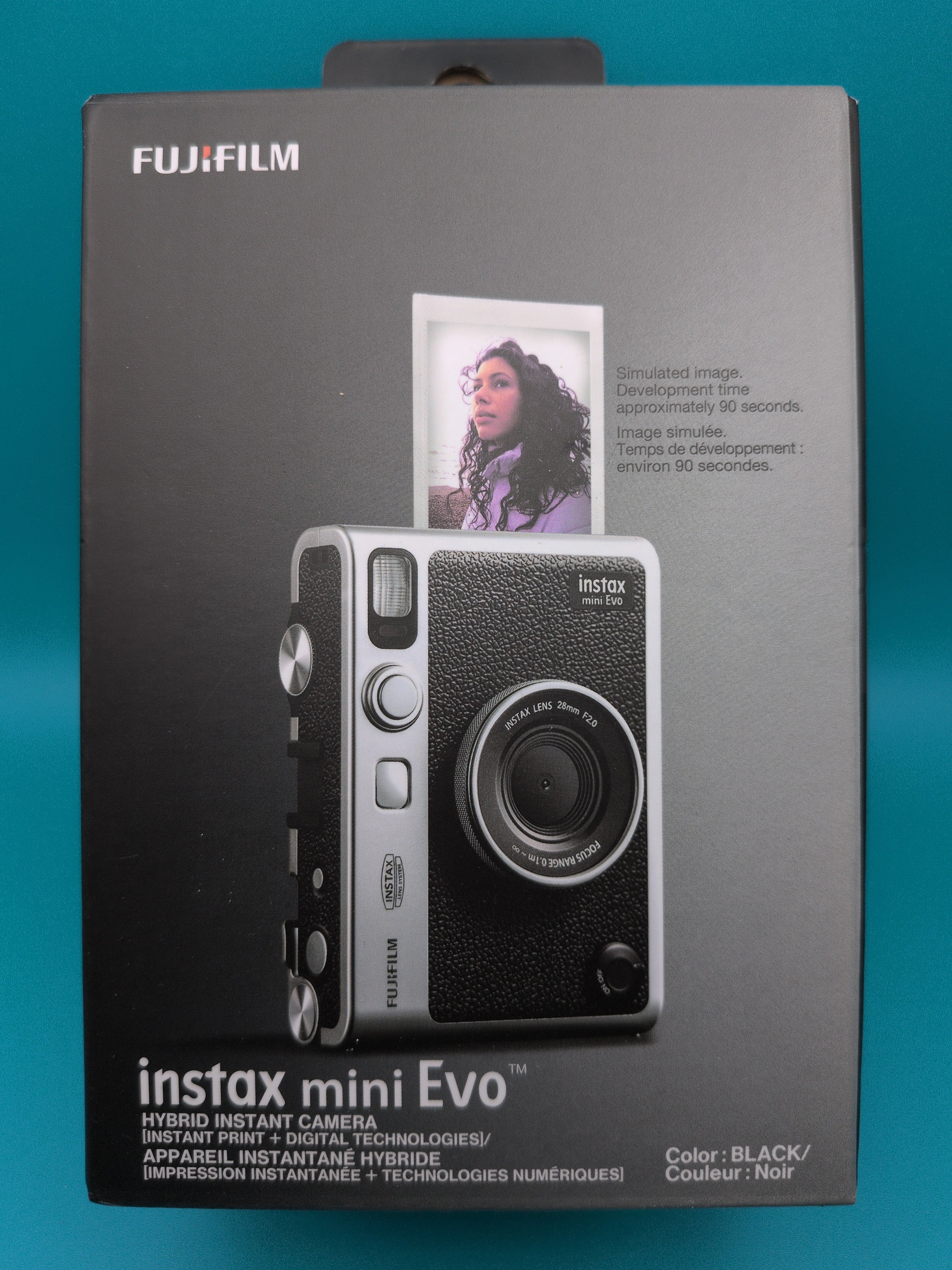 Instax Mini Evo Instant Film Camera - Black